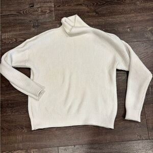 CYRUS Cream Pullover Sweater Thick and Warm